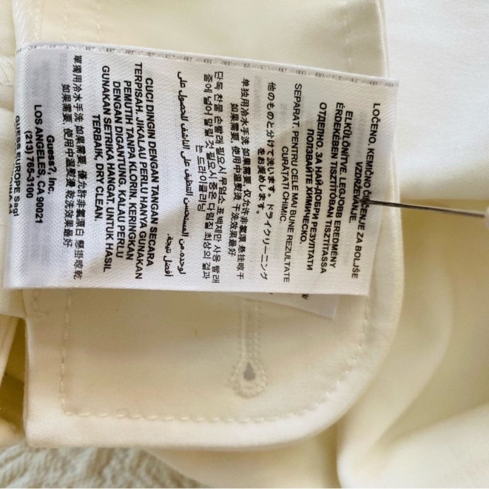 Guess by Marciano White High-Rise Trousers - Picture 6 of 11